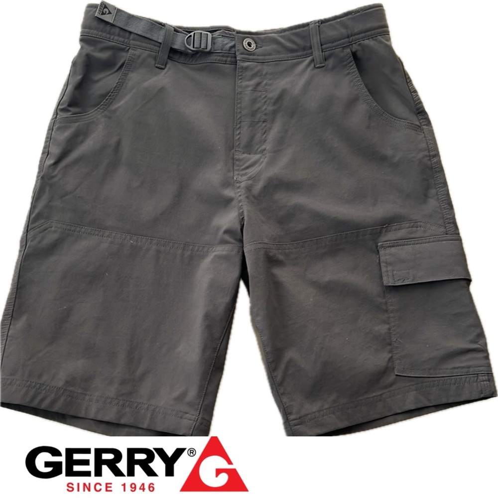 👨‍💻32”W Hybrid Cargo GERRY Shorts in Graphite | Likely NWOT | 10” Inseam